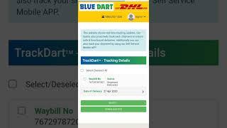 bluedart tracking #bluedart #amazon