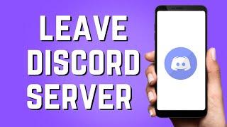 How to Leave a Discord Server on Mobile! (Quick & Easy)