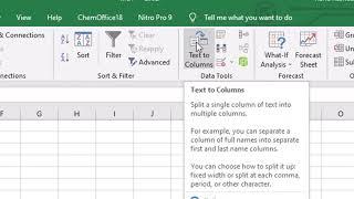 Split Comma Separated Values or Delimited Data into Separate Columns| Rows in MS Excel