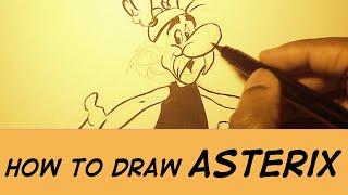 How to draw comic book characters   ASTERIX