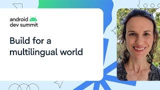 Building for a multilingual world