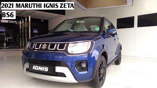 2021 MARUTHI IGNIS ZETA AMT BS6 PRICE FEATURES COLOR MILAGE WALK AROUND