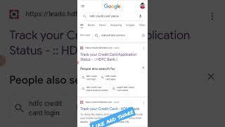 HDFC credit card status kaise check Karen technical Mishra