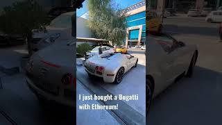 I just bought a Bugatti with #Ethereum!