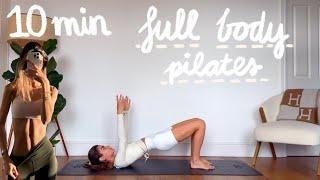 10MIN full body hourglass pilates workout // no equipment & beginner friendly | LIDIAVMERA