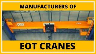 Leading EOT Cranes Manufacturers – [Get Chain Hoist at amazing Price]