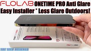 FLOLAB ONETIME PRO Anti-Glare Anti-Reflective iPhone 14 Pro Screen Protector: Install and Review!