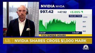Chris Rolland weighs in on Nvidia's quarter as stock jumps on earnings and revenue beat