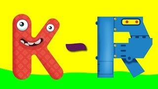 ABC Alphabet Phonics | K to R Letters