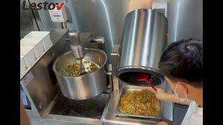 Automatic wok/Auto cooking machine/自动炒菜机- One chef cook two dishes at the same time.