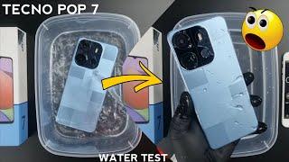 Tecno POP 7 Water Test | Let's See If Tecno POP 7 is Waterproof Or Not?