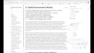 Spatial Data Science: Spatial econometrics models (spatial01 17)