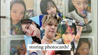 storing & organizing kpop photocards in my binder #11 ! twice, txt + twice concert rambles