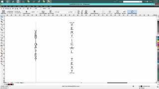 Corel Draw Tips & Tricks Vertical Text THE easy way