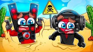 Can TITAN Speaker Man & Woman ESCAPE ALL QUICKSAND TRAPS in Roblox?