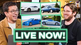 Filippo Bids on a Car! LIVE NOW on Cars & Bids!