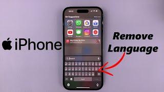 How To Remove(Delete) Language From iPhone Keyboard