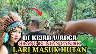 Geger !! Orang Bunian Cantik Dikejar Warga Lari Masuk Kedalam Hutan