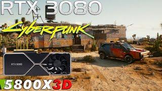 Cyberpunk 2077 - RTX 3080 + 5800X3D | 1080P Ray Tracing: Overdrive Mode | DLSS Quality
