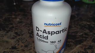 D- aspartic acid review