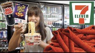 DINNER AT 7-ELEVEN *MUKBANG*