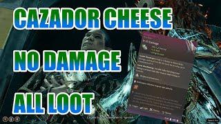 *SPOILER* Ultimate Cazador Boss Fight Cheese No Damage All Loot - Baldur's Gate 3