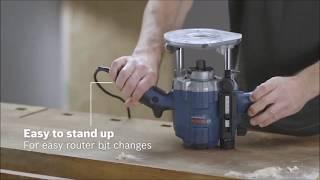 Bosch GOF1250CE + GOF1250LCE Router from Power Tools UK