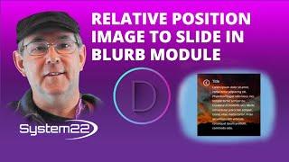 Divi Theme Relative Position Image To Slide In Blurb Module On Hover 