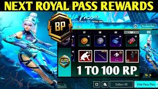 Next Royal Pass Rewards In Bgmi & Pubgm | A8 1 To 100 RP Rewards | All New Changes