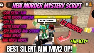 *GOD* Murder Mystery 2 Script BEST SILENT AIM MM2 | Silent Aim, Grab Gun, Free emote, Spy all, More