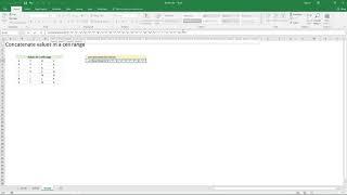 Concatenate values in a cell range [No VBA]