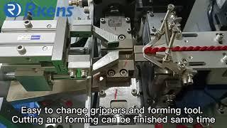 Automatic Radial Varistor Capacitor Lead Cutting And Forming Folding Machine