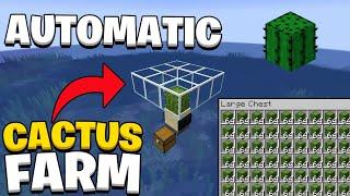 Compact Cactus Farm for Minecraft 1.21