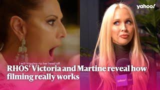 RHOS’ Victoria and Martine reveal how filming really works | Yahoo Australia