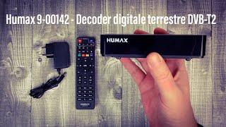 Humax 9-00142 - Decoder digitale terrestre DVB-T2