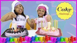 CAKE CHALLENGE !!!  Cake Decorating For Kids Special 500K Subscribers