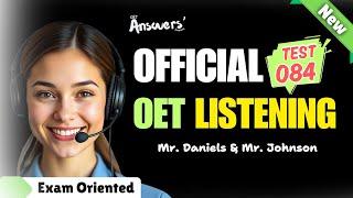 OET Listening Test Jan 07 2025 #oet #oetexam #oetnursing #oetlisteningtest