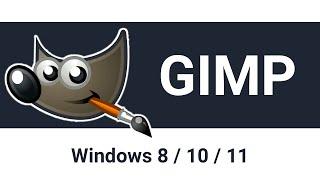 Cómo Descargar GIMP para PC  en Español para Windows 8 / 10 / 11