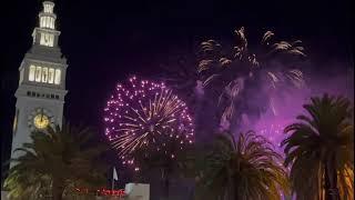 San Francisco 2023 Fireworks | Happy New Year 2023 | sky crackers