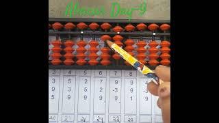 Abacus Day-9#maths #maths #abacus #youtubeshorts #shorts #esaylearning