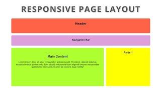Responsive Page Layout Using CSS Flexbox