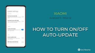 How to Turn On/Off Auto-Update - Xiaomi [Android 11 - MIUI 12]