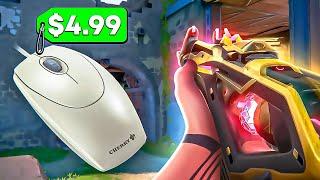 I tried the cheapest mouse in Valorant ranked