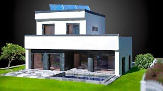 BUILDING A MINI MANSION WITH A POOL | MINI BRICKS VILLA EP.3