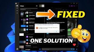 How To Fix "You Cannot Run Two instances of Messenger" (quick fix) | 2024