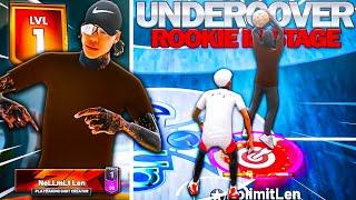 I went UNDERCOVER as a RANDOM LEVEL 1 in NBA 2K22 STAGE! BEST DEMIGOD PLAYSHOT GUARD BUILD in 2K22!