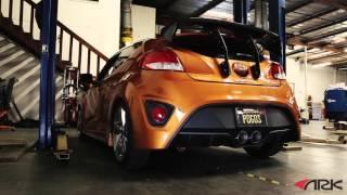 Stock vs. ARK DT-S Exhaust Hyundai Veloster Turbo