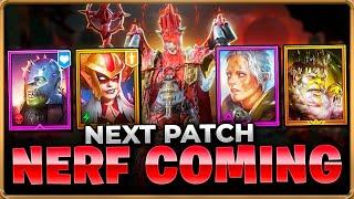 NEXT WEEK'S UPDATE Will Nerf/Fix These Champions!! Raid: Shadow Legends News