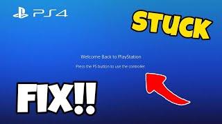 How to fix stuck on welcome back to playstation (ps4 stuck on welcome back to playstation)