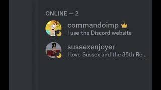 What it looks like for someone to go Idle on Discord